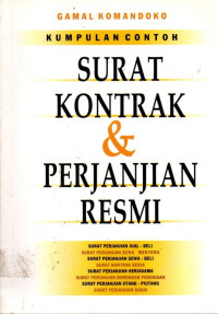 Image of Kumpulan Contoh Surat Kontrak & Perjanjian Resmi