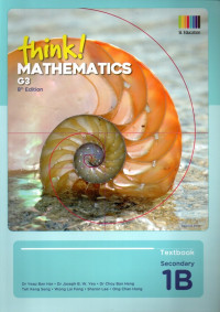Image of Think! Mathematics Textbook Secondary 1B