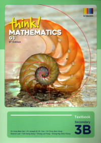 Image of Think! Mathematics Textbook Secondary 3B